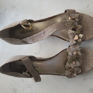 Wedge sandals by Anne Klein